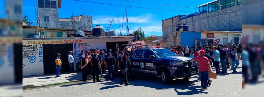 Pie de Foto.- Martín Pale Sántiz es el segundo dirigente indígena asesnado en San Cristóbal de Las Casas, Chiapas, en los últimos ocho meses. Foto ‘La Jornada’