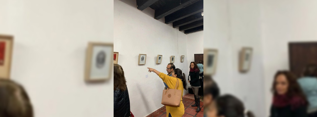 Pie fe Foto.- Las obras participantes en el primer concurso nacional de grabado en formato pequeño fueron exhibidas en el centro de Convenciones El Carmen, en San Cristóbal de Las Casas, Chiapas. Foto ‘La Jornada’