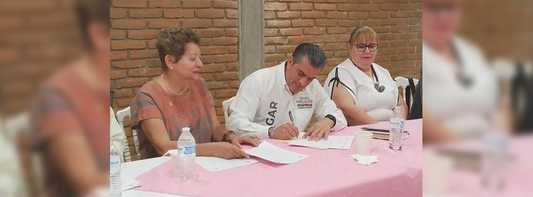 Pie de Foto.- Hoteleros de la frontera sur de México externaron a candidatos sus preocupaciones sobre seguridad y migración. Foto: Edgar H. Clemente