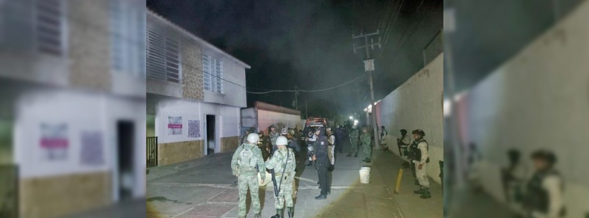 Pie de Foto.-En Chicomuselo y otros municipios de la sierra y la frontera de Chiapas prevalece una situación de violencia debido a que grupas del crimen organizado se disputan el territorio. Foto tomada de X @IEPCChiapas