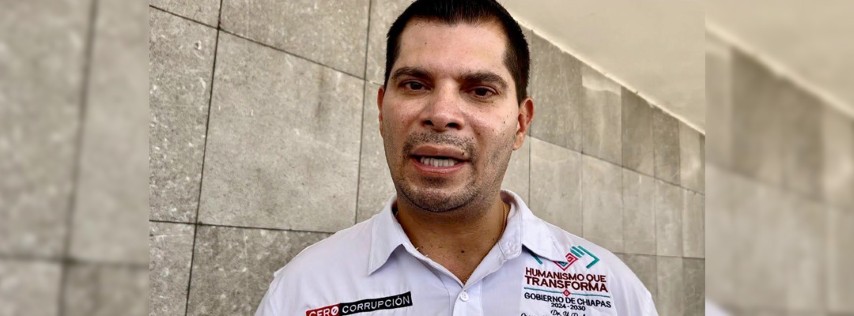 Pie de Foto.- El Secretario de Seguridad de Chiapas, Óscar Aparicio Avendaño, detalló resultados de las acciones de seguridad en la entidad. Foto Édgar H. Clemente.