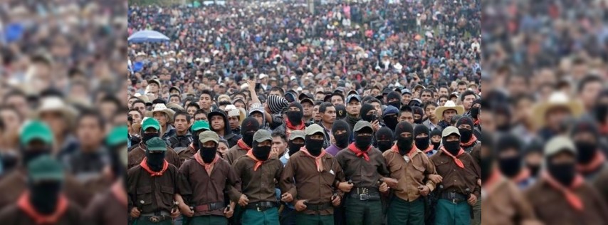 Pie de Foto.- El Ejército Zapatista de Liberación Nacional (EZLN) en imagen de archivo. Foto José Carlo González