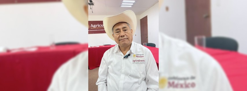 Pie de Foto.- Obilfrido Gómez Álvarez, representante de la SADER en Chiapas.