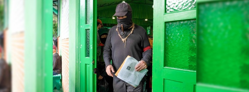Pie de Foto.- El Capitán Marcos, del EZLN, difundió un nuevo comunicado titulado 3 posdatas 3 VI. El inconforme. Foto Cuartoscuro / Archivo