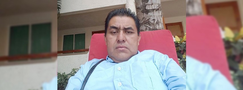 Pie de Foto.- Rudy Aguilar Lucas, presidente del comisariado ejidal de El Sabinalito en Frontera Comalapa, Chiapas, fue baleado y asesinado junto a su hermano, Manolo Aguilar Lucas. Foto tomada del FB Jose Rudy Aguilar Lucas