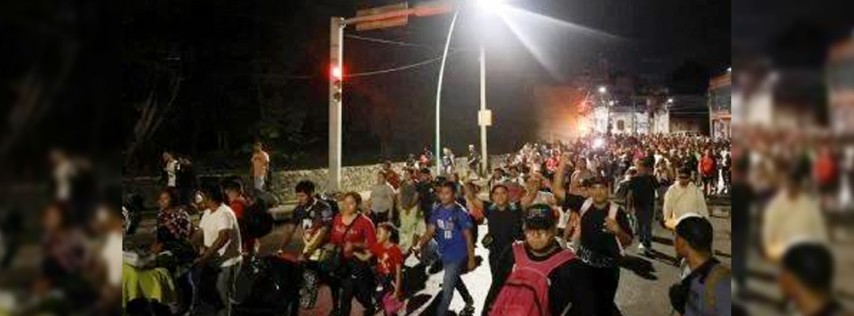 Pie de Foto.- Caravana migrante.(Créditos/Cuartoscuro)