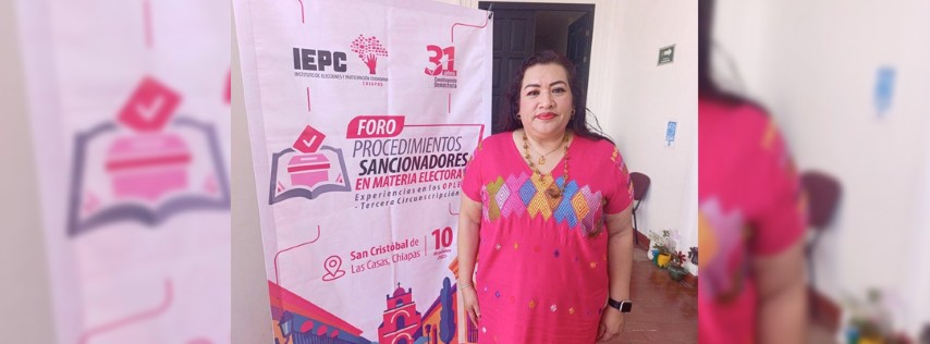Pie de Foto.- La consejera presidenta provisional del IEPC, María Magdalena Vila Domínguez. Foto Elio Henríquez