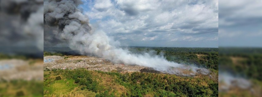 Pie de Foto.- Fuentes oficiales señalaron que hay indicios que el incendio fue provocado por lo que se ha interpuesto una denuncia formal ante la Fiscalía General del Estado (FGE). Foto Edgar H. Clemente