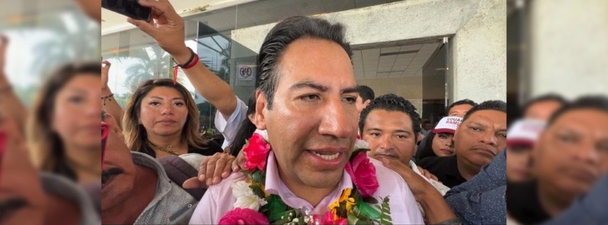 Pie de Foto.- El gobernador de Chiapas, Eduardo Ramírez Aguilar ratificó su “compromiso pleno con la presidenta de México, Claudia Sheinbaum y con la defensa irrestricta de nuestra soberanía nacional”. Foto Edgar H. Clemente / archivo