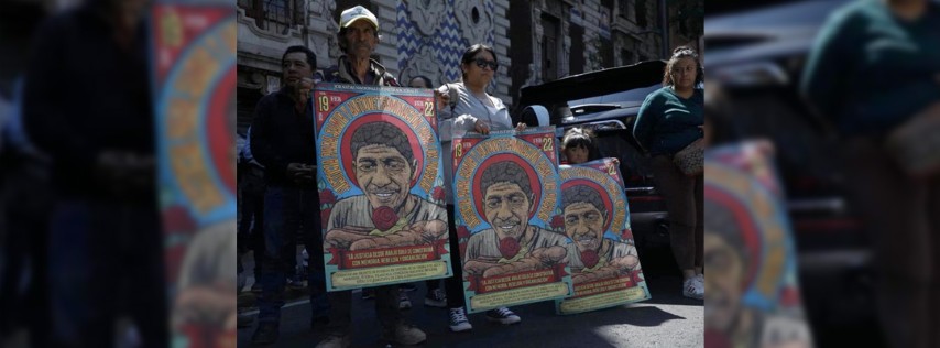 Pie de Foto.-Protesta nacional para exigir justicia por Samir Flores. Foto Jorge Ángel Pablo García.