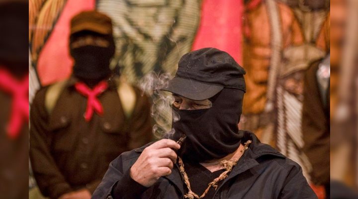 Pie de Foto.- “La IA viene siendo simultáneamente el productor, comercializador y ‘dealer’ de la amable droga de la pereza mental”, señaló el capitán Marcos. Foto Cuartoscuro.