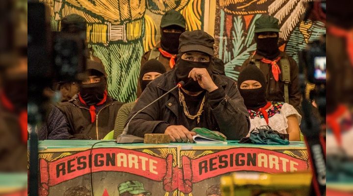 Pie de Foto.- Marcos manifestó que “la acusación de ‘terrorismo’, con la que el Gran Capital, busca justificar sus guerras, es recurrente no sólo en Trump. Sus jefes en el gobierno de Israel ahora acusan, sin prueba alguna, a las ONG´s españolas de ayuda humanitaria… ¡de financiar a Hamás!”. Foto: Cuartoscuro / Archiv