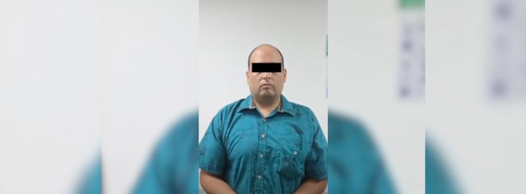 Pie de Foto.- El principal sospechoso del feminicidio fue detenido y permanece a disposición del Ministerio Público. Foto FGE Chiapas.