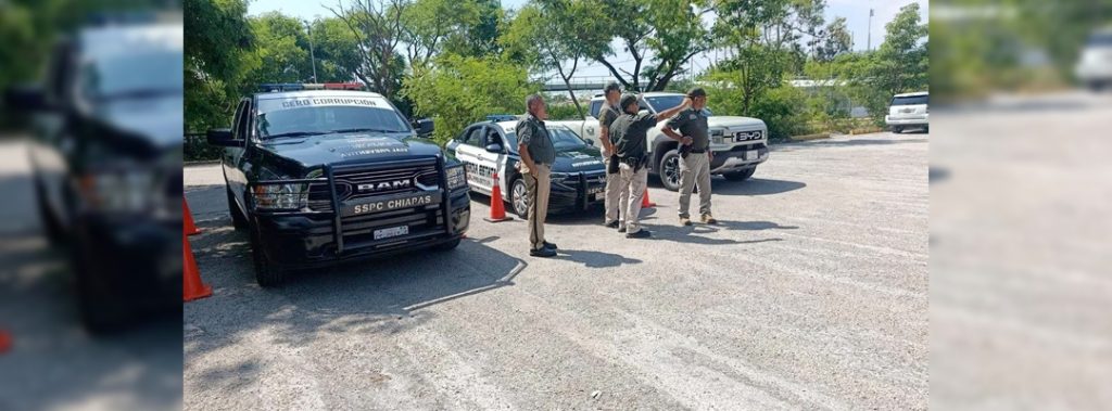 Pie de Foto.- La víctima fue identificada por familiares como Gerson Benjamin “A.V.”, de 22 años de edad, elemento de la Guardia Nacional adscrito al Estado de Durango y que estaba de visita en Chiapas. Foto: @sspchiapas.