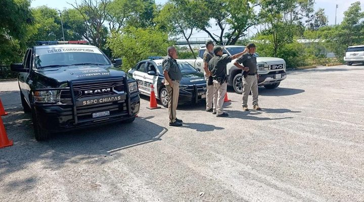 Pie de Foto.- La víctima fue identificada por familiares como Gerson Benjamin “A.V.”, de 22 años de edad, elemento de la Guardia Nacional adscrito al Estado de Durango y que estaba de visita en Chiapas. Foto: @sspchiapas.