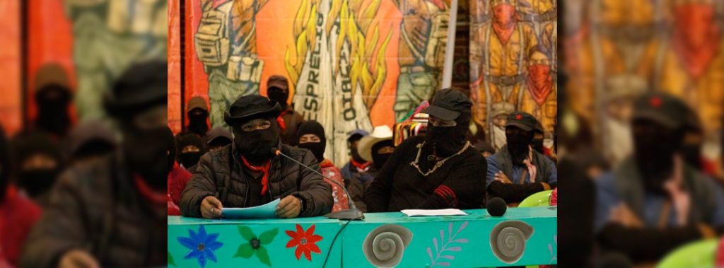 Pie de Foto.- El capitán Marcos inauguró el Semillero Guerra contra la Humanidad en Chiapas. Foto Moysés Zúñiga / Archivo