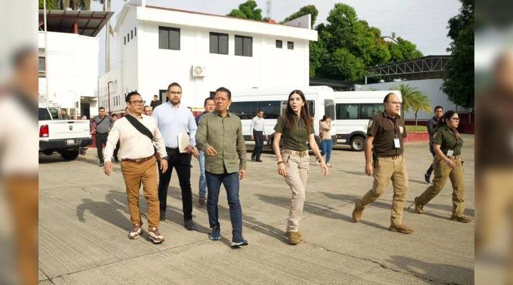 Pie de Foto.- Autoridades estatales y federales estrecharán la colaboración con el Centro Antipandillas Transnacional para detectar a personas con antecedentes delictivos. Foto Fiscalía de Chiapas.