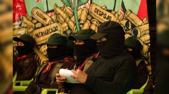 Pie de Foto.- Las actividades anteceden la visita que una delegación del EZLN realizará a la CDMX. Foto Cuartoscuro / Archivo