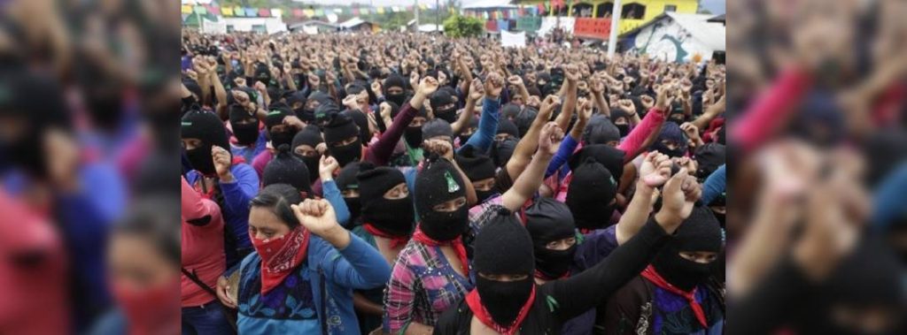 Pie de Fito.- Una delegación de más de mil 500 zapatistas viajará a la CDMX en diciembre a un encuentro con colectivos de madres buscadoras. Foto José Carlo González / Archivo